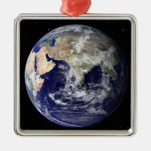 Volle Erde, die Europa und Asien 2 zeigt Ornament Aus Metall