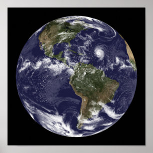 Volle Erde, die Nordamerika 2 zeigt Poster