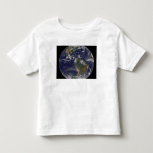 Volle Erde, die Nordamerika und SüdAmer 2 zeigt Kleinkind T-shirt