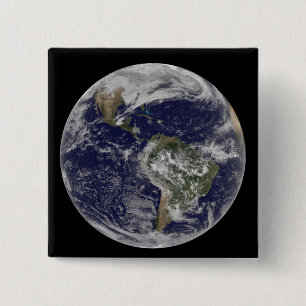 Volle Erde, die Nordamerika und SüdAmer 6 zeigt Button