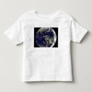 Volle Erde, die Nordamerika und SüdAmer 7 zeigt Kleinkind T-shirt