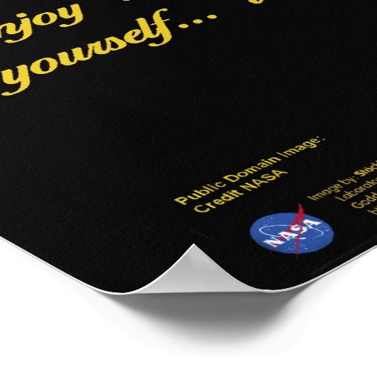 Volle Erde Poster (Ecke)