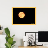 Volle Ernte Moon Poster (Heimbüro)