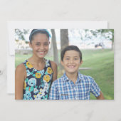 Volle Foto-Schneefall-kundenspezifische Karte (Rückseite)