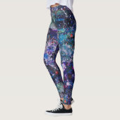 Volle Galaxie-Glitzer-Leggings Leggings (Links)