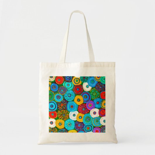 Volle Kreis-Taschen-Tasche Tragetasche (Vorne)