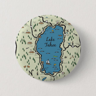 Volle Lake- Tahoebereichs-Karte Button