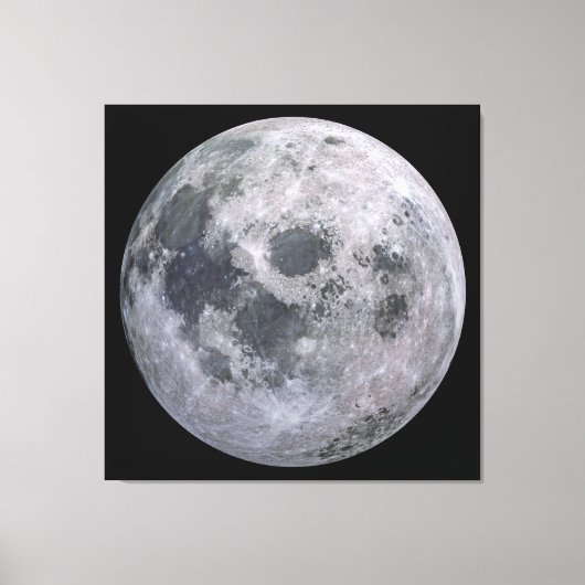 VOLLE MOON-Fotografie-Leinwände Print Leinwanddruck (Vorderseite)