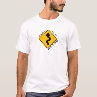Volle Neigungs-Boogie - kurvenreiche Straße voran T-Shirt