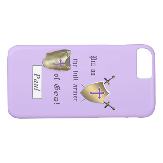 Volle Rüstung des Gottes Case-Mate iPhone Hülle (Rückseite (Horizontal))