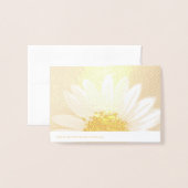 Volle Sonnenblume Folienkarte (Rückseite mit Umschlag)