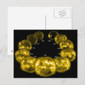 Volle Sonnenzahl der Sonne Postkarte (Vorne/Hinten)