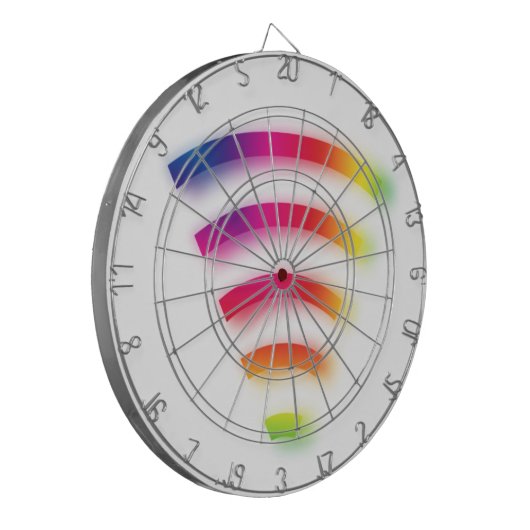 Volle Stärke WIFI Dartscheibe (Vorderseite Links)
