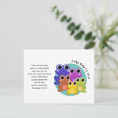 Volle Verlass auf die Christliche Ermutigung von G Postkarte (Stehend Vorderseite)