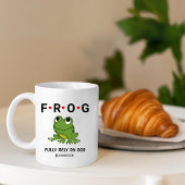 Volle Verlass auf die Personalisierten Froschherze Kaffeetasse