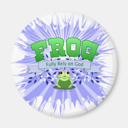 Volle Verlass auf Gott Magnet (Vorne)