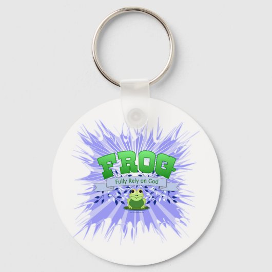 Volle Verlass auf Gott Schlüsselanhänger (Vorderseite)