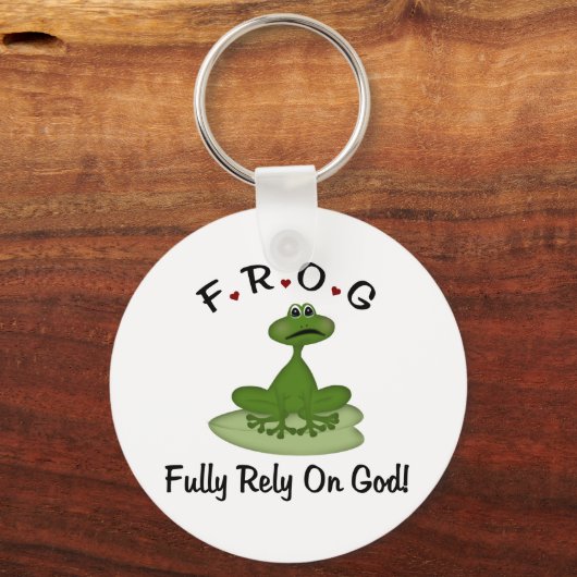 Volle Verlass auf Gott Schlüsselanhänger (Vorderseite)