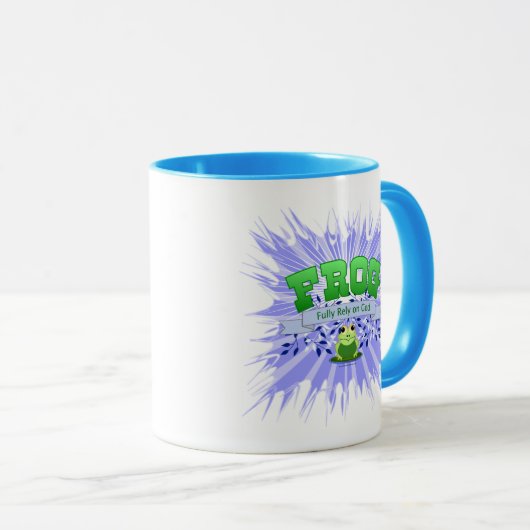 Volle Verlass auf Gott Tasse (VorderseiteRechts)