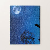 Volle Wolf Moon Puzzle (Vertikal)
