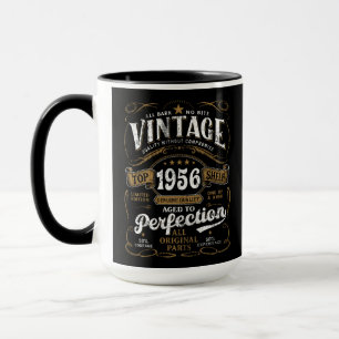 Vollendet im Laufe der Zeit 1956 Geburtstags Vinta Tasse