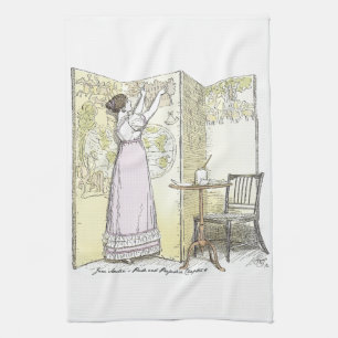 Vollendete Damen, Jane Austen Stolz und Vorurteil Geschirrtuch
