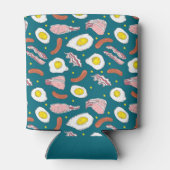 Vollenglisches Frühstück Fry up Breakfast Bacon Eg Dosenkühler (Rückseite)