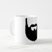 Voller Bart Kaffeetasse (Vorderseite Links)