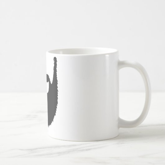 Voller Bart Kaffeetasse (Rechts)