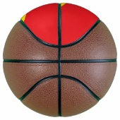 Voller Basketball mit Flagge Siziliens, Italien (Rechts)
