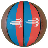 Voller Basketball mit Flagge von Kansas City (Vertikal)