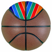 Voller Basketball mit Flagge von St. Petersburg (Rechts)