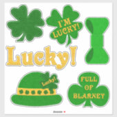 Voller Blarney! | St. Patrick's Day Aufkleber (Blatt)