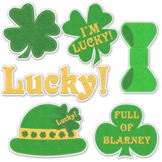 Voller Blarney! | St. Patrick's Day Aufkleber (Vorderseite)