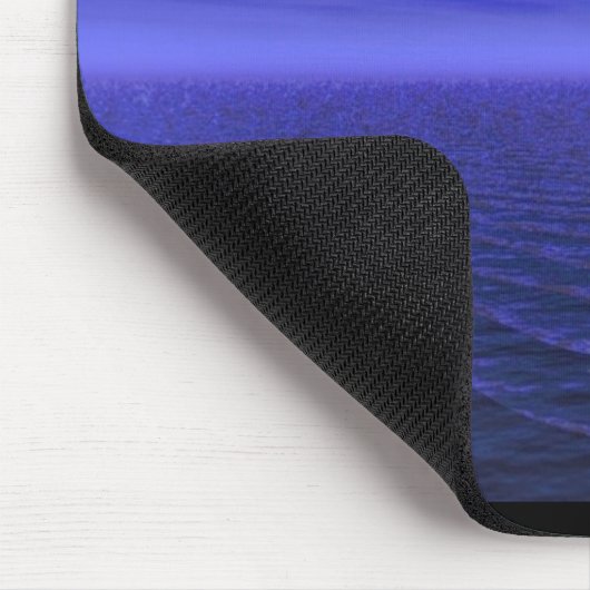 Voller blauer Mond Mousepad (Ecke)