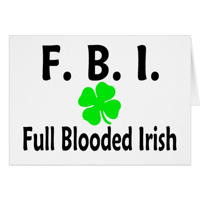Voller Blooded Iren-Klee FBI (Vorderseite (Horizontal))