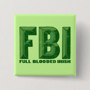 Voller Blooded Iren-Knopf Button