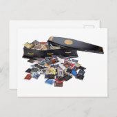 voller Bücher Postkarte (Vorne/Hinten)