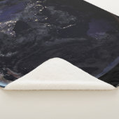 Voller Erde, die die Lichter Asiens in der Nacht z Sherpadecke (3/4)