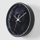 Voller Erde, die die Lichter Asiens in der Nacht z Uhr (Winkel)