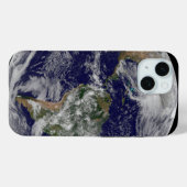 Voller Erde mit einem mächtigen Wintersturm. Case-Mate iPhone Hülle (Rückseite (Horizontal))