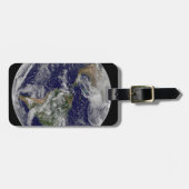 Voller Erde mit einem mächtigen Wintersturm. Gepäckanhänger (Vorderseite horizontal)