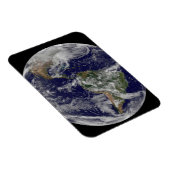 Voller Erde mit einem mächtigen Wintersturm. Magnet (Rechte Seite)