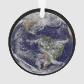 Voller Erde mit einem mächtigen Wintersturm. Ornament (Rückseite)