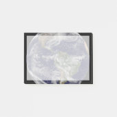 Voller Erde mit einem mächtigen Wintersturm. Post-it Klebezettel (Vorderseite)