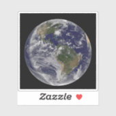 Voller Erde mit Hurrikan Irene an der Ostküste. Aufkleber (Blatt)