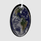 Voller Erde mit Hurrikan Irene an der Ostküste. Ornament (Vorderseite)