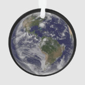Voller Erde mit Hurrikan Irene an der Ostküste. Ornament (Rückseite)
