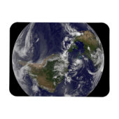 Voller Erde mit Hurrikan Irene über den Bahamas. Magnet (Horizontal)