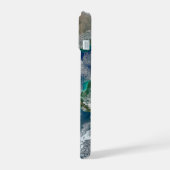 Voller Erde mit Nordamerika und Mexiko. iPhone 15 Hülle (Linke Seite)